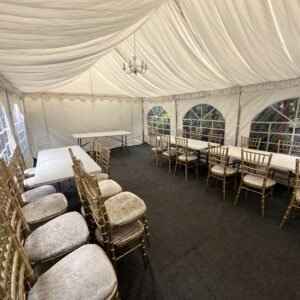 essential marquee hire in Birmingham and West Midlands for garden party