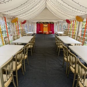 50 guest garden party tent marquee for event in birmingham