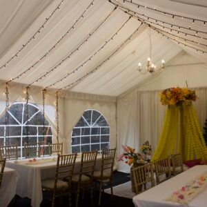 30 guest marquee in birmingham for wedding birthday graduation small garden tent35 Guest Garden Party Tent Marquee